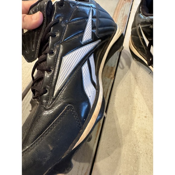 BASEBALL CLEATS REEBOK HIGH N TIGHT II LOW HEX METAL MENS Size 14 Preowned - Picture 12 of 15